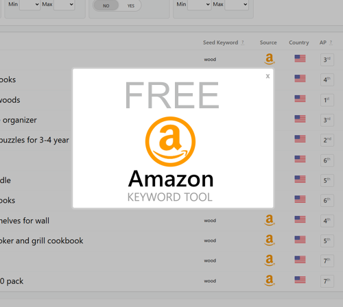 Free Amazon Keyword Tool